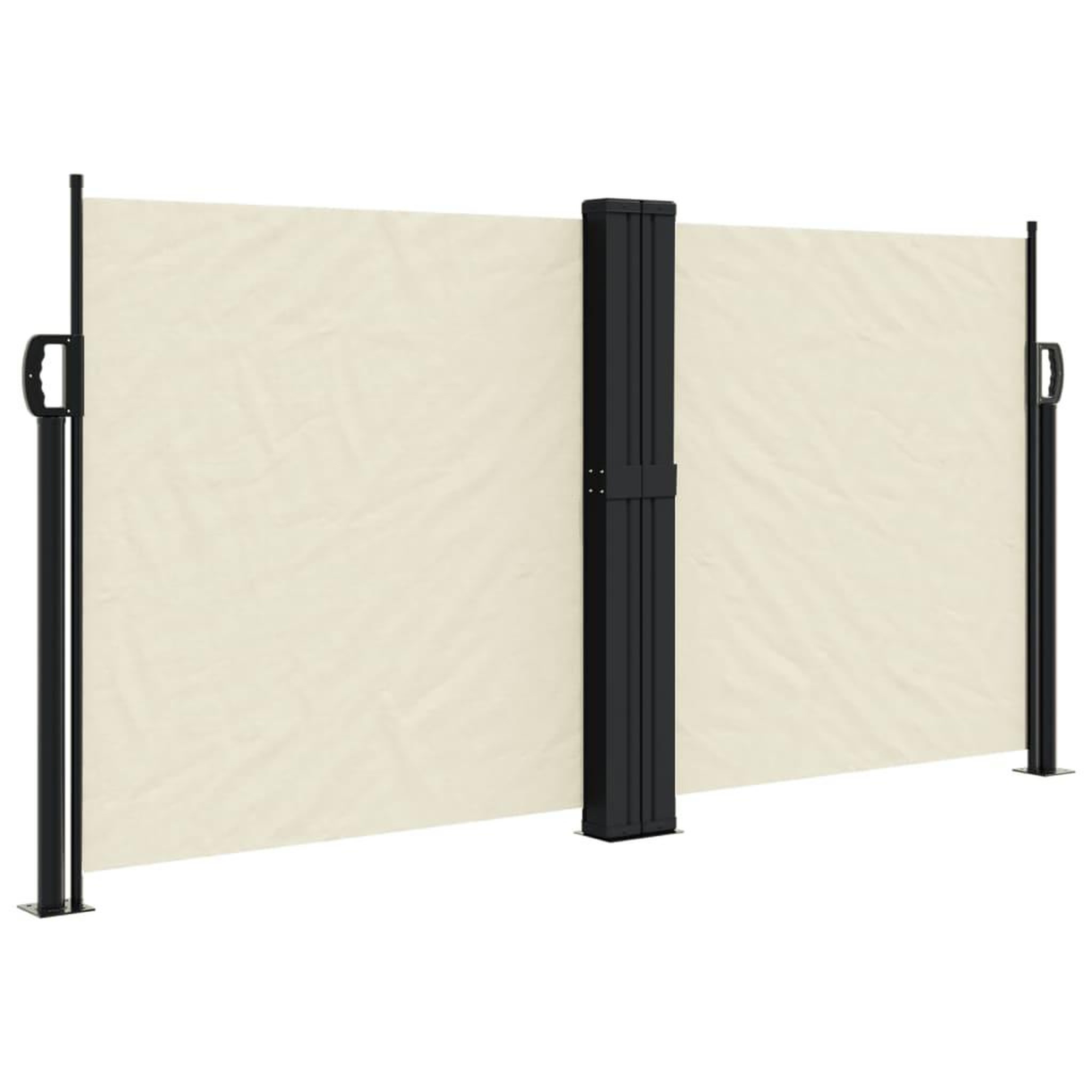 Voir la diapositive 2 : VIDAXL Auvent lateral retractable creme 120x600 cm