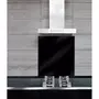 Wenko Fond de hotte en verre trempé - L. 60 x H. 70 cm - Noir