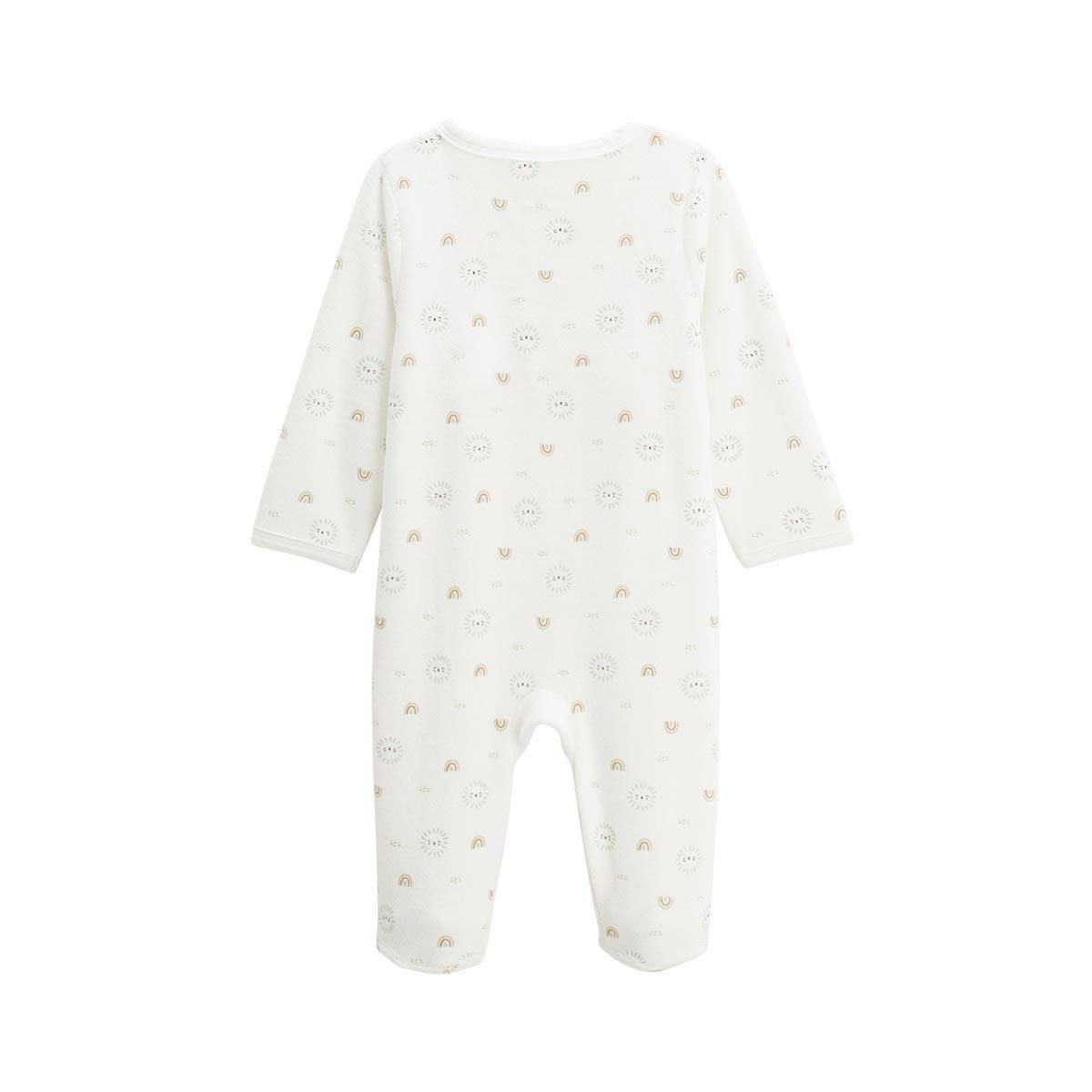 Petit Béguin Pyjama bébé en velours ouverture pont Mon Petit Chou du Pérou