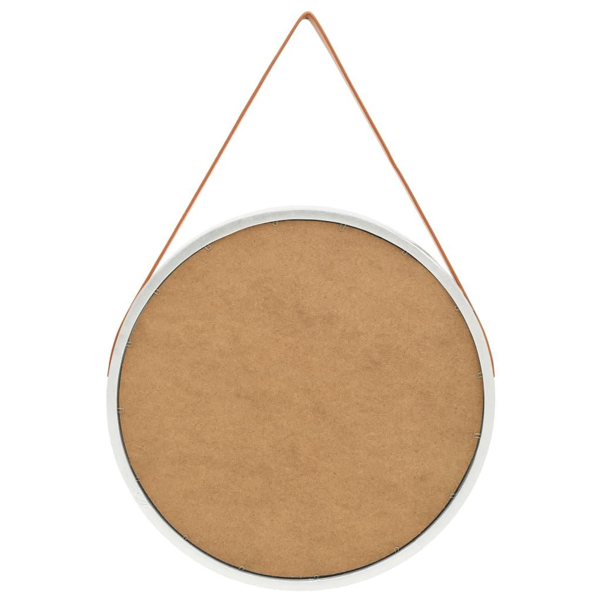 Voir la diapositive 3 : VIDAXL Miroir mural avec sangle 60 cm Argente