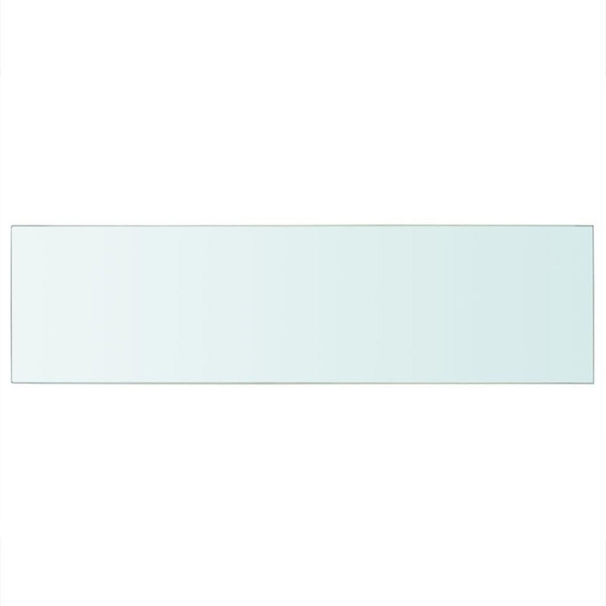 VIDAXL Panneau pour etagere Verre transparent 90 x 25 cm