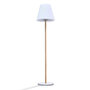 Voir la diapositive 1 : Lumisky Lampadaire solaire WOOD Bois Metal H150cm