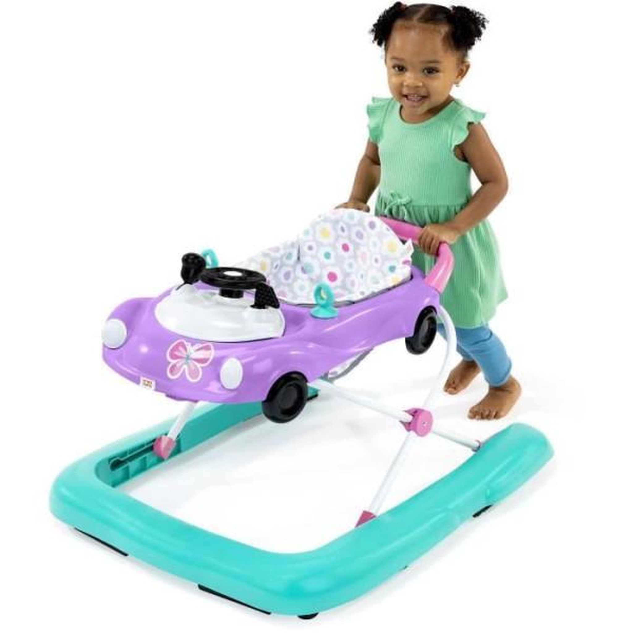 Voir la diapositive 3 : Bright Starts BRIGHT STARTS Trotteur 3 en 1, petit bolide, 3 modes de jeux évolutifs, violet