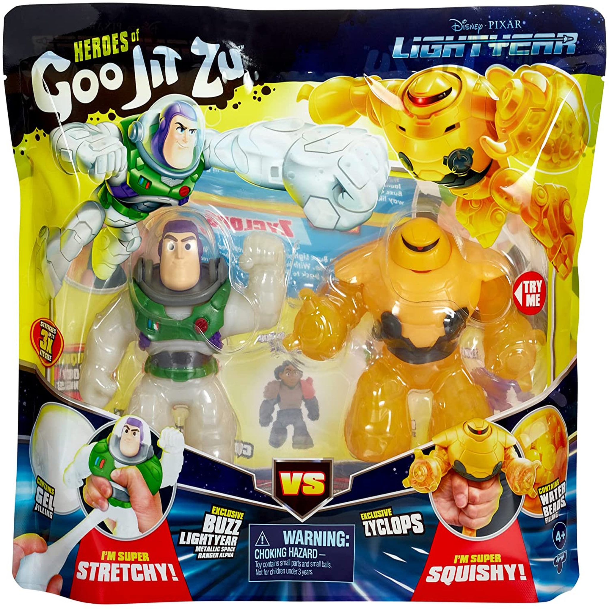 Voir la diapositive 2 : MOOSE TOYS Pack duo buzz vs cyclops - Goo Jit Zu
