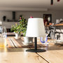 Voir la diapositive 6 : Lumisky Lampe de table sans fil LED STANDY MINI Noir Acier H25CM