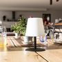 Voir la diapositive 6 : Lumisky Lampe de table sans fil LED STANDY MINI Noir Acier H25CM