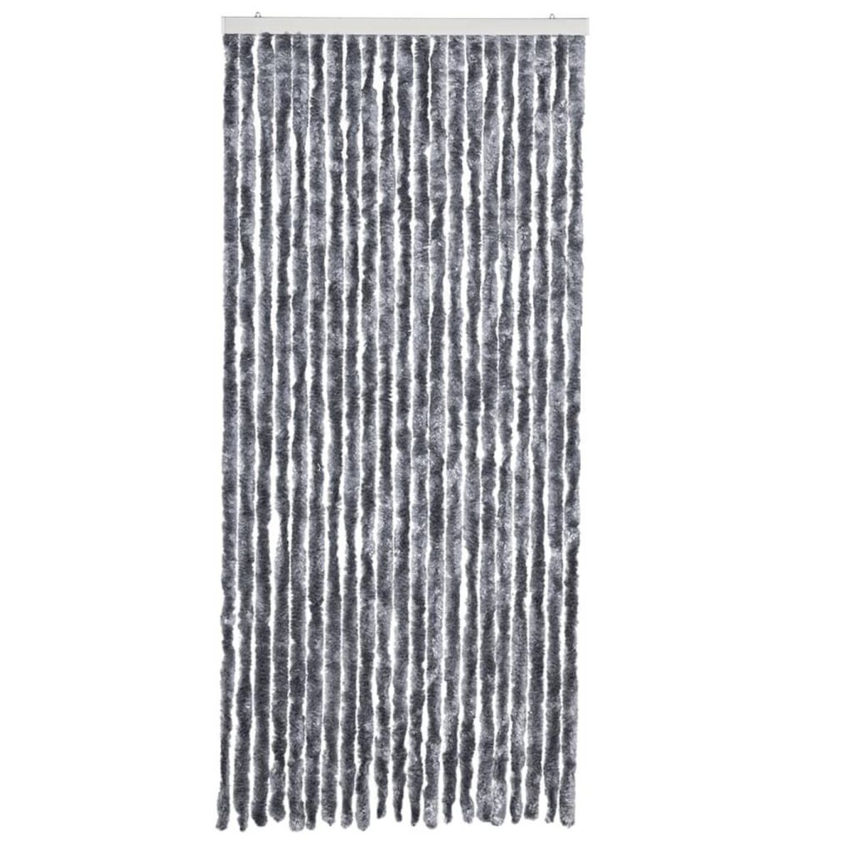 VIDAXL Moustiquaire Argente 90x220 cm Chenille