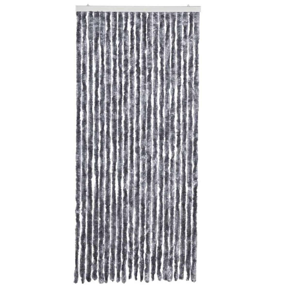 VIDAXL Moustiquaire Argente 90x220 cm Chenille
