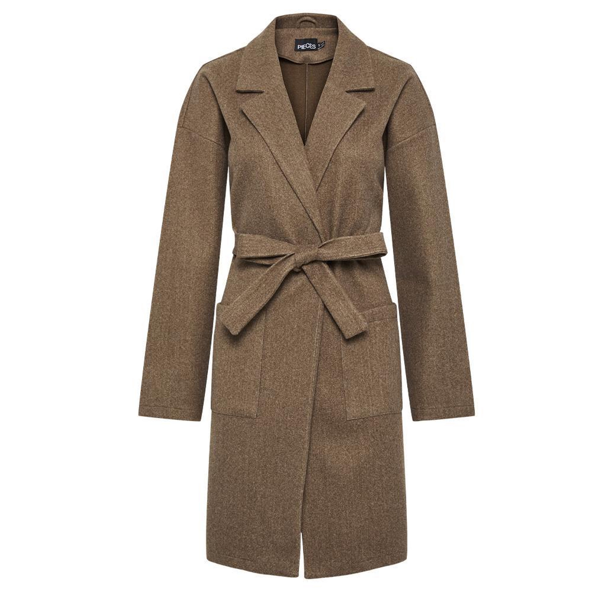 Pieces Manteau  Femme Pieces Jolene. Coloris disponibles : Marron