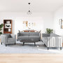 Voir la diapositive 3 : VIDAXL Ensemble de canapes 3 pcs gris clair tissu