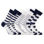 Voir la diapositive 1 : SERGE BLANCO Lot de 6 paires de chaussettes de ville Serge Blanco Marin