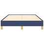 Voir la diapositive 5 : VIDAXL Cadre de lit sans matelas bleu 120x200 cm tissu