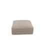 Voir la diapositive 3 : Paris Prix Housse pour Pouf  Monaco  105x105cm Naturel