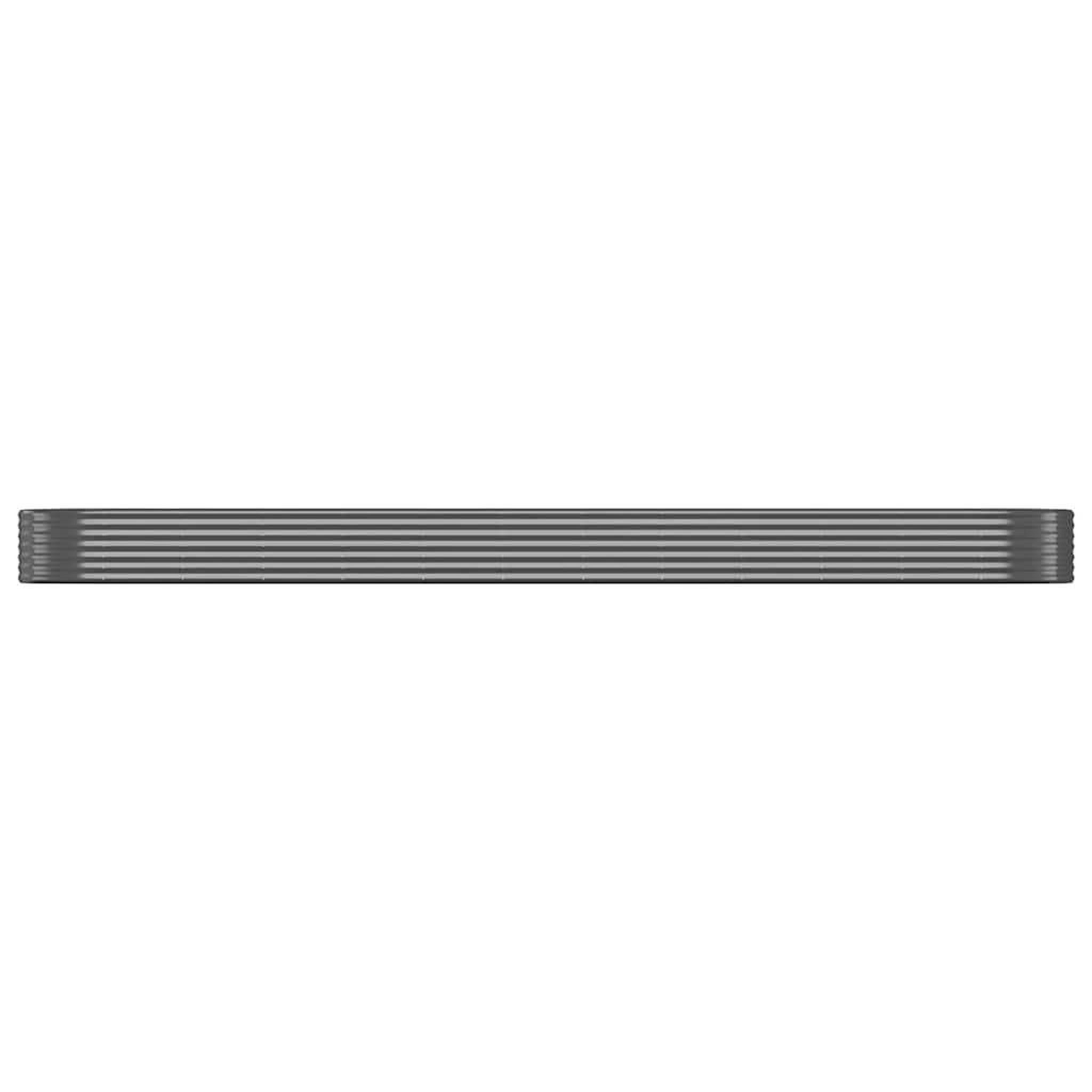 Voir la diapositive 3 : VIDAXL Lit sureleve de jardin Acier galvanise Anthracite