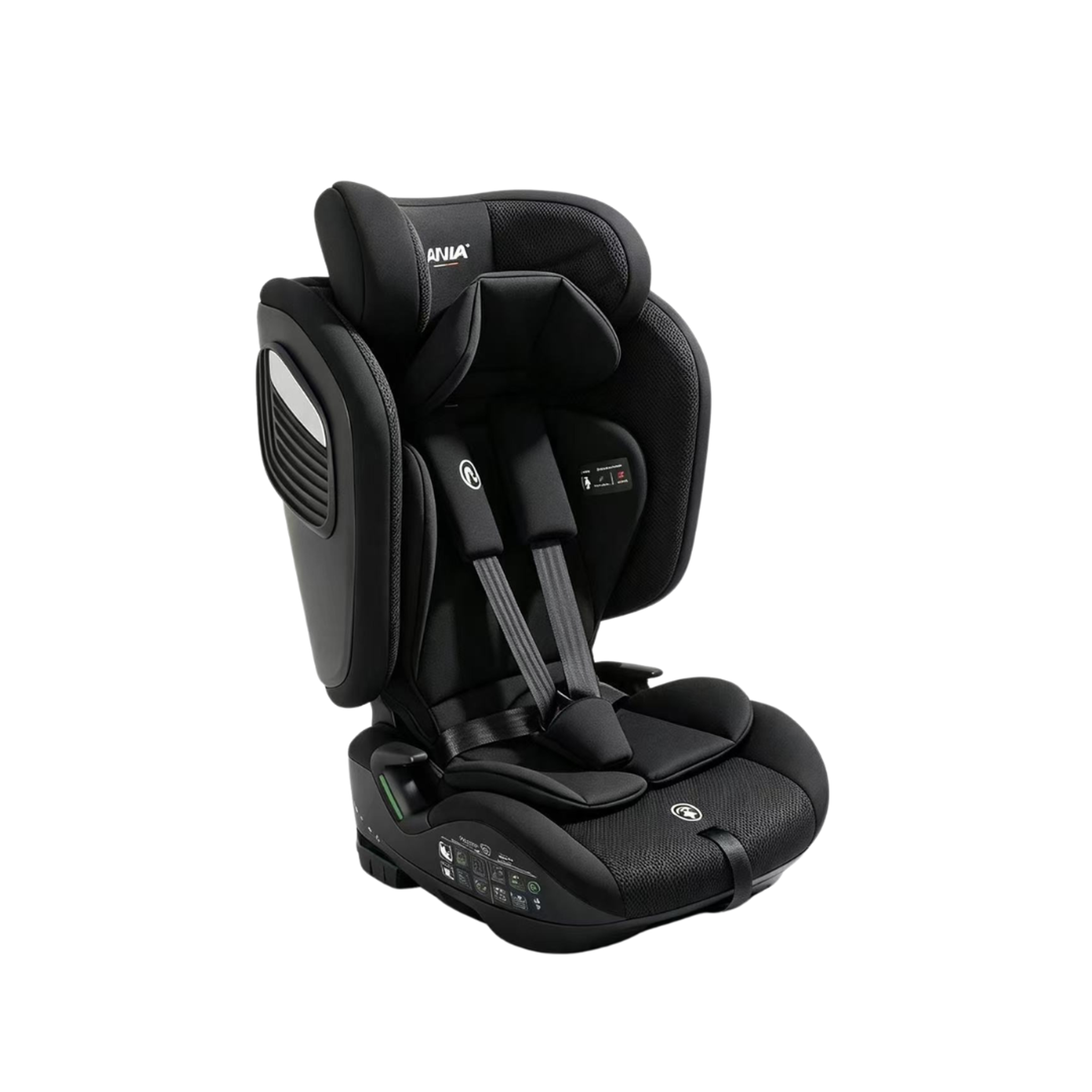 Voir la diapositive 6 : NANIA Nania nevada, siège auto isofix, ou ceinture, inclinable, et pliable, isize 76-150cm, groupe 1/2/3 (9-36kg), protection latérale