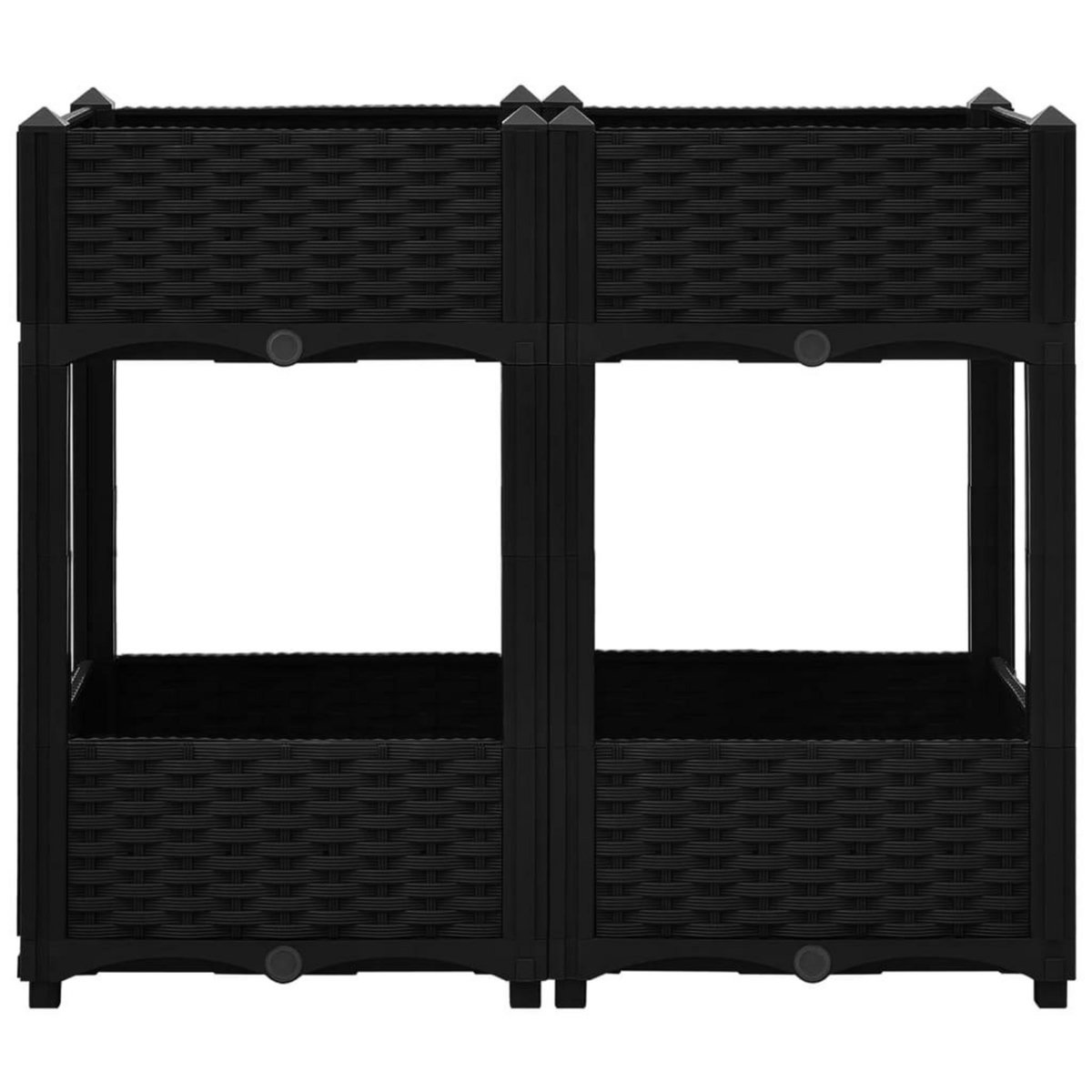 VIDAXL Lit sureleve 80x40x71 cm Polypropylene