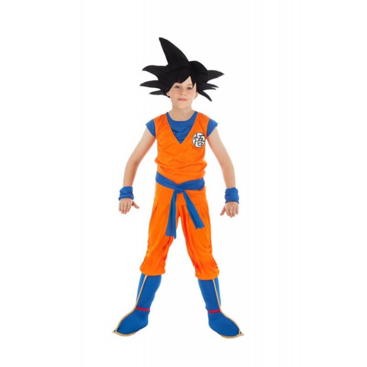 CHAKS Déguisement Goku Saiyan Dragon Ball Z : 9/10 ans - 9/10 ans (134 à 140 cm)