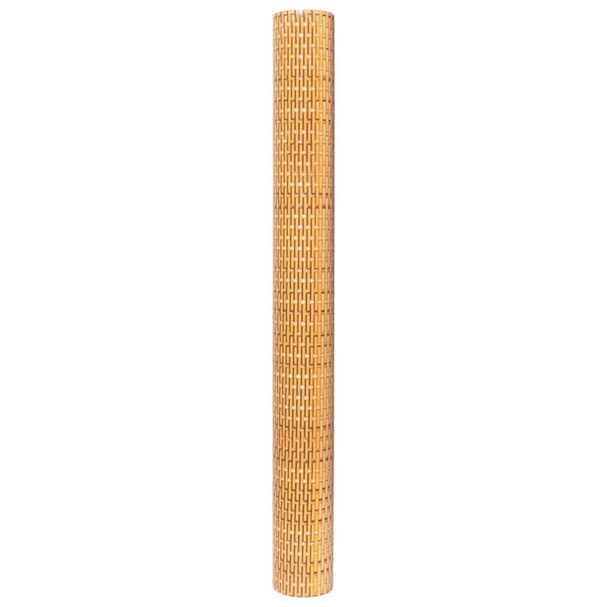 VIDAXL Paravent de balcon marron clair 1000x80 cm resine tressee