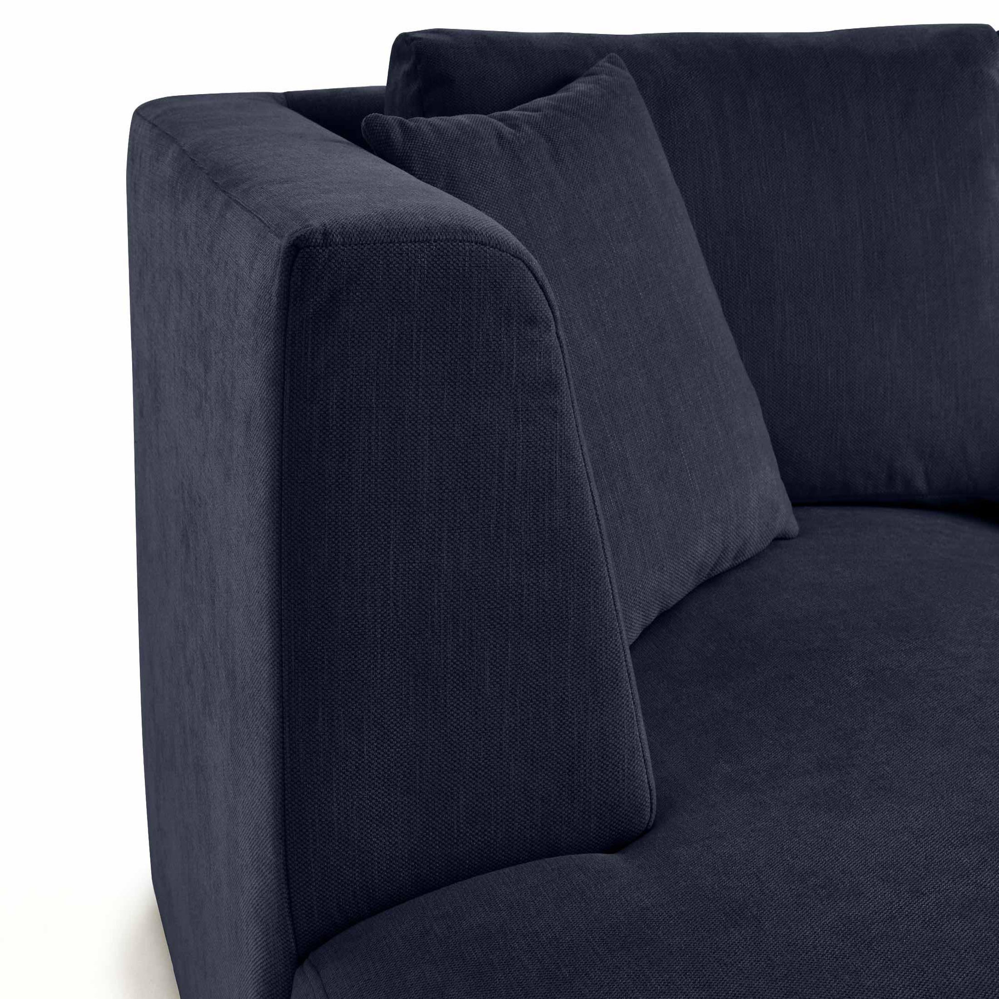 Voir la diapositive 5 : BEST MOBILIER Santorini - module d'assise méridienne gauche - en tissu texturé