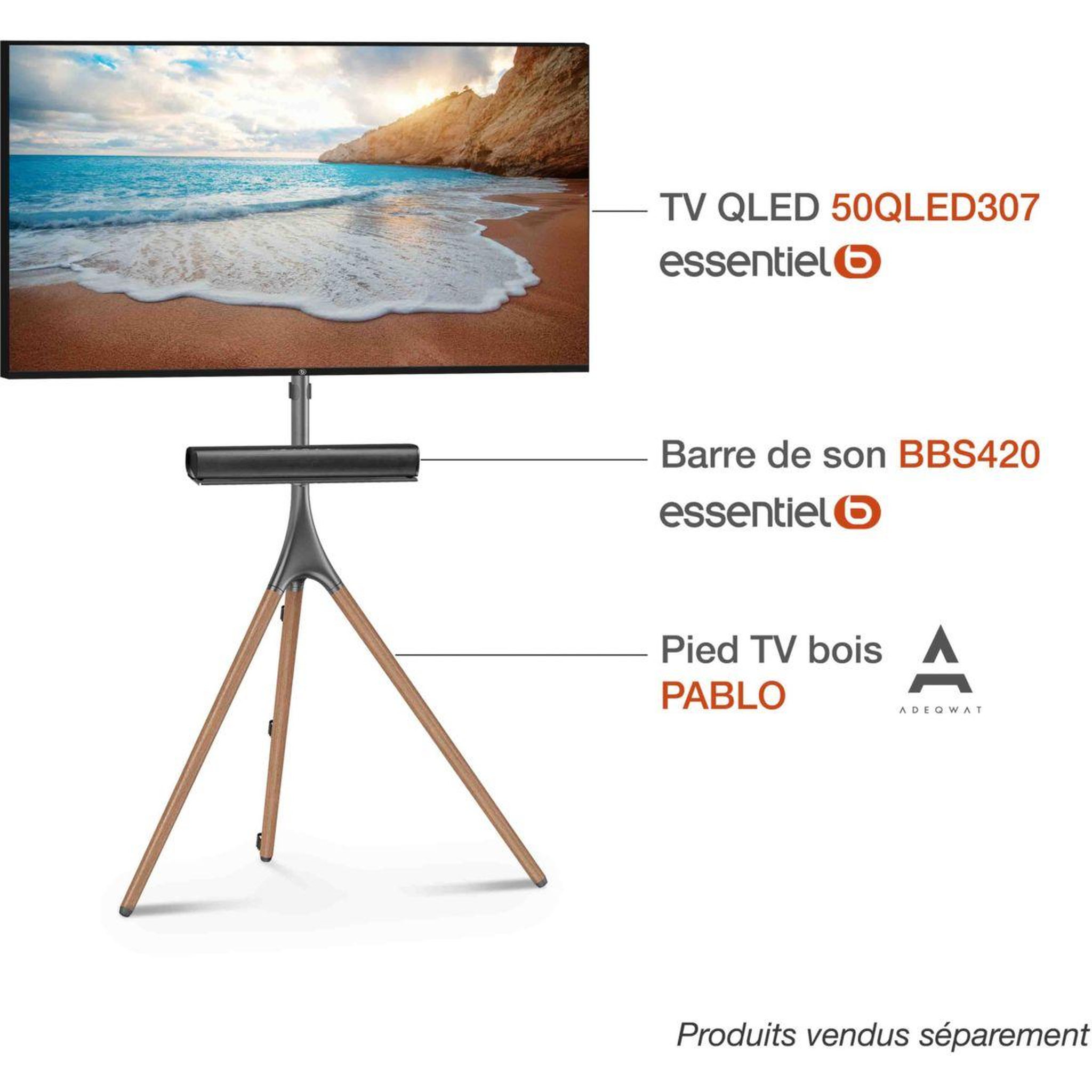 Voir la diapositive 4 : ESSENTIEL B Barre de son BBS420