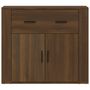 Voir la diapositive 3 : VIDAXL Buffet Chene marron 80x33x70 cm Bois d'ingenierie