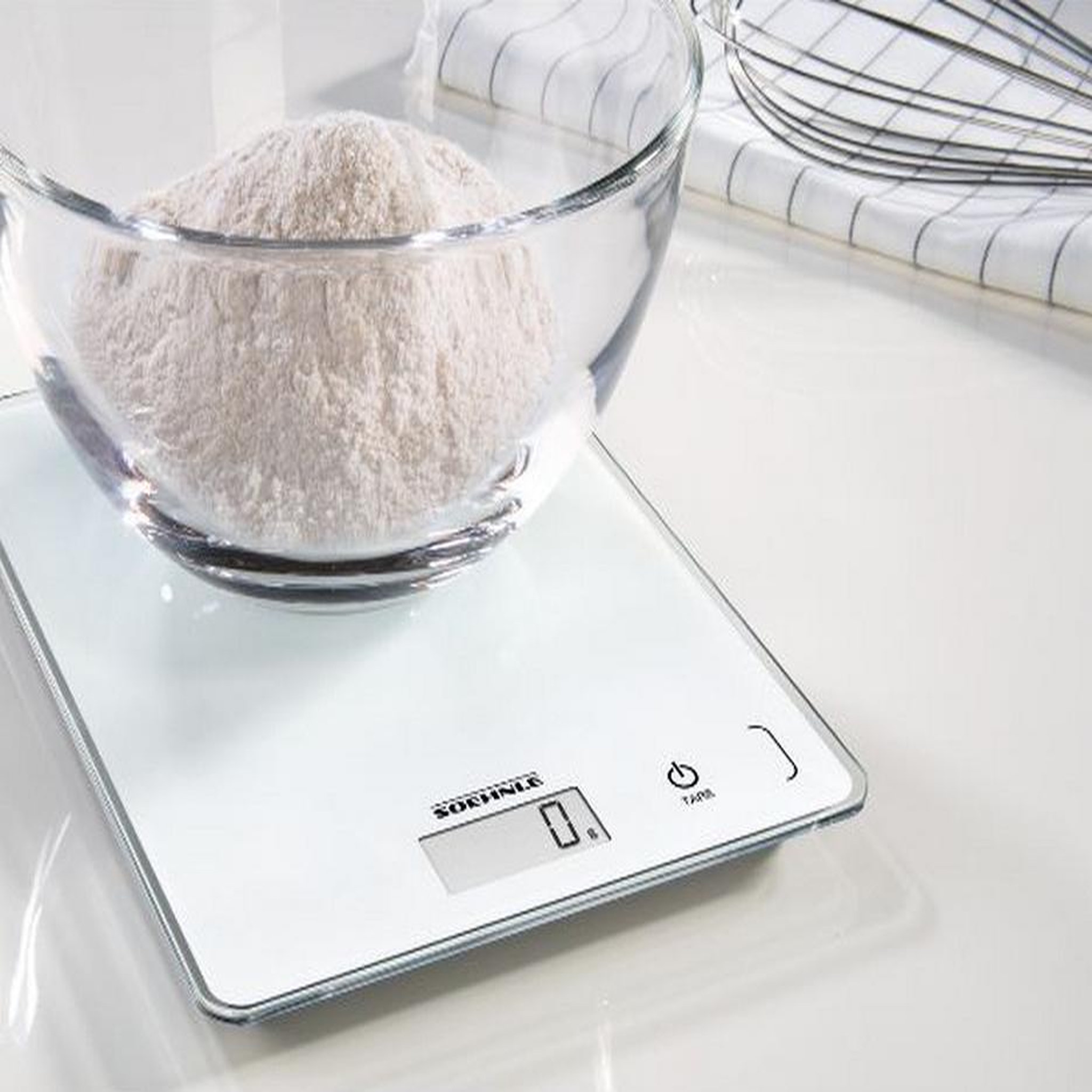 Voir la diapositive 3 : Soehnle Balance de cuisine électronique 5kg - 1g blanche - 0861501