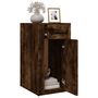 Voir la diapositive 5 : VIDAXL Armoire de bureau Chene fume 40x49x75 cm Bois d'ingenierie