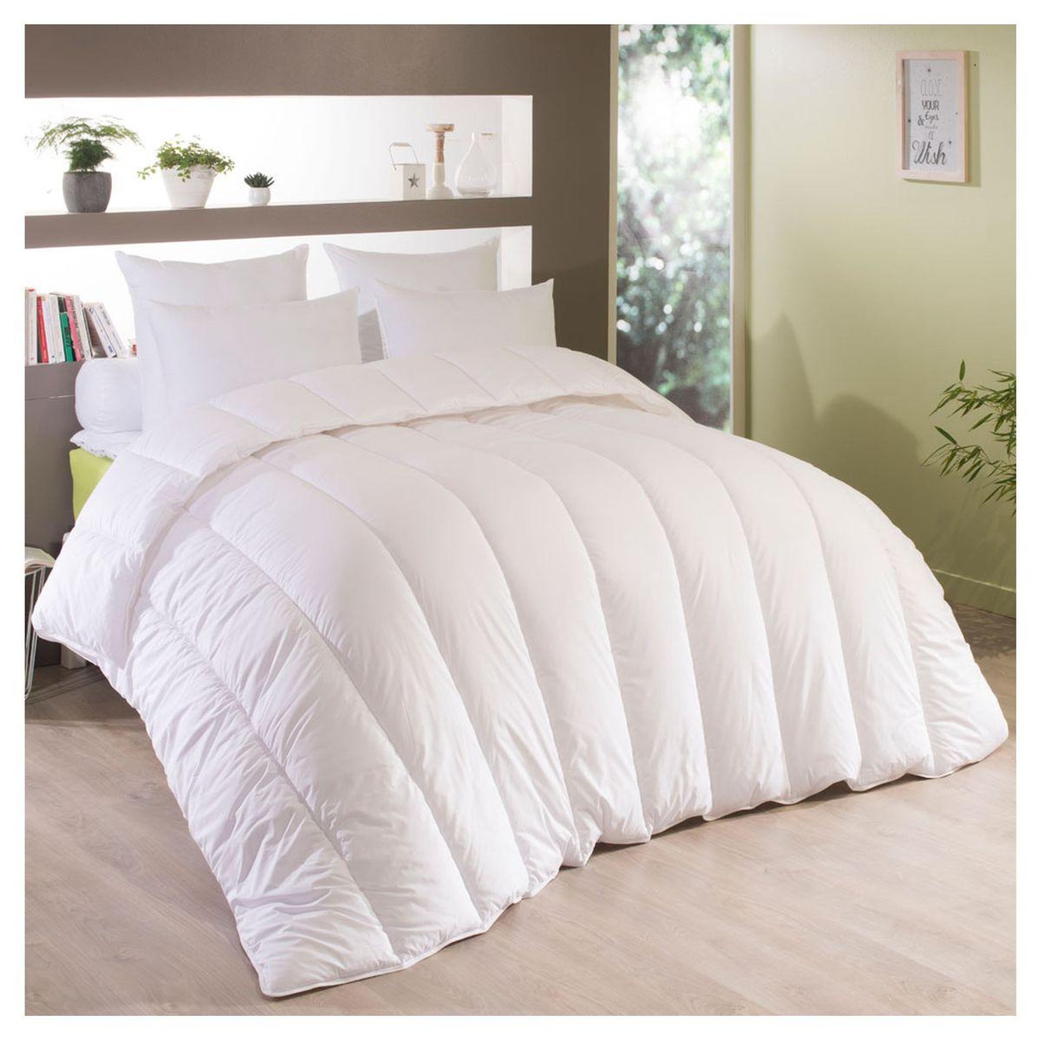 Voir la diapositive 3 : DODO Couette tempérée en polyester Fibre Thermolite Air control 250g/m² CONFORT RESPIRANT 