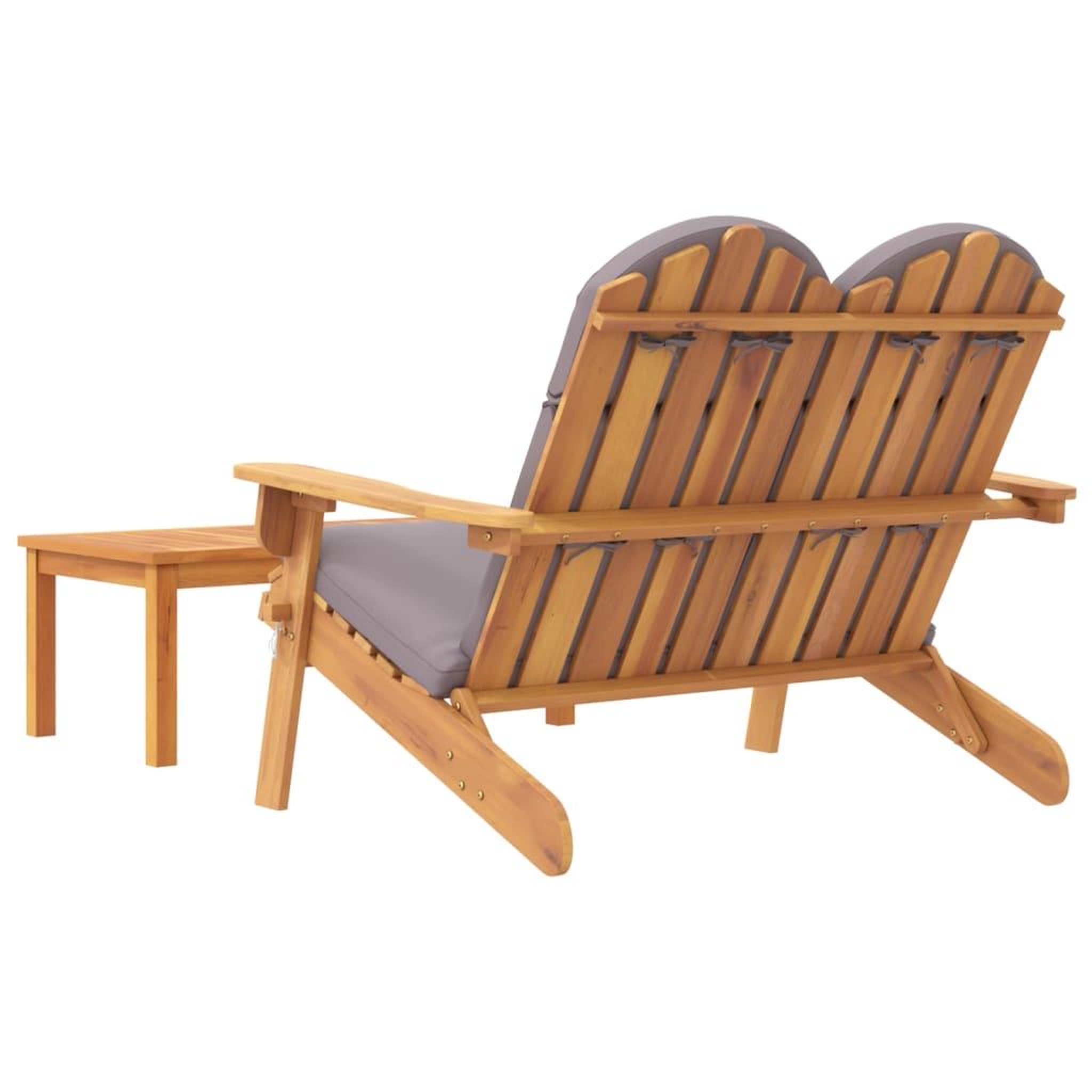 Voir la diapositive 5 : VIDAXL Ensemble de salon de jardin Adirondack 2 pcs bois acacia solide