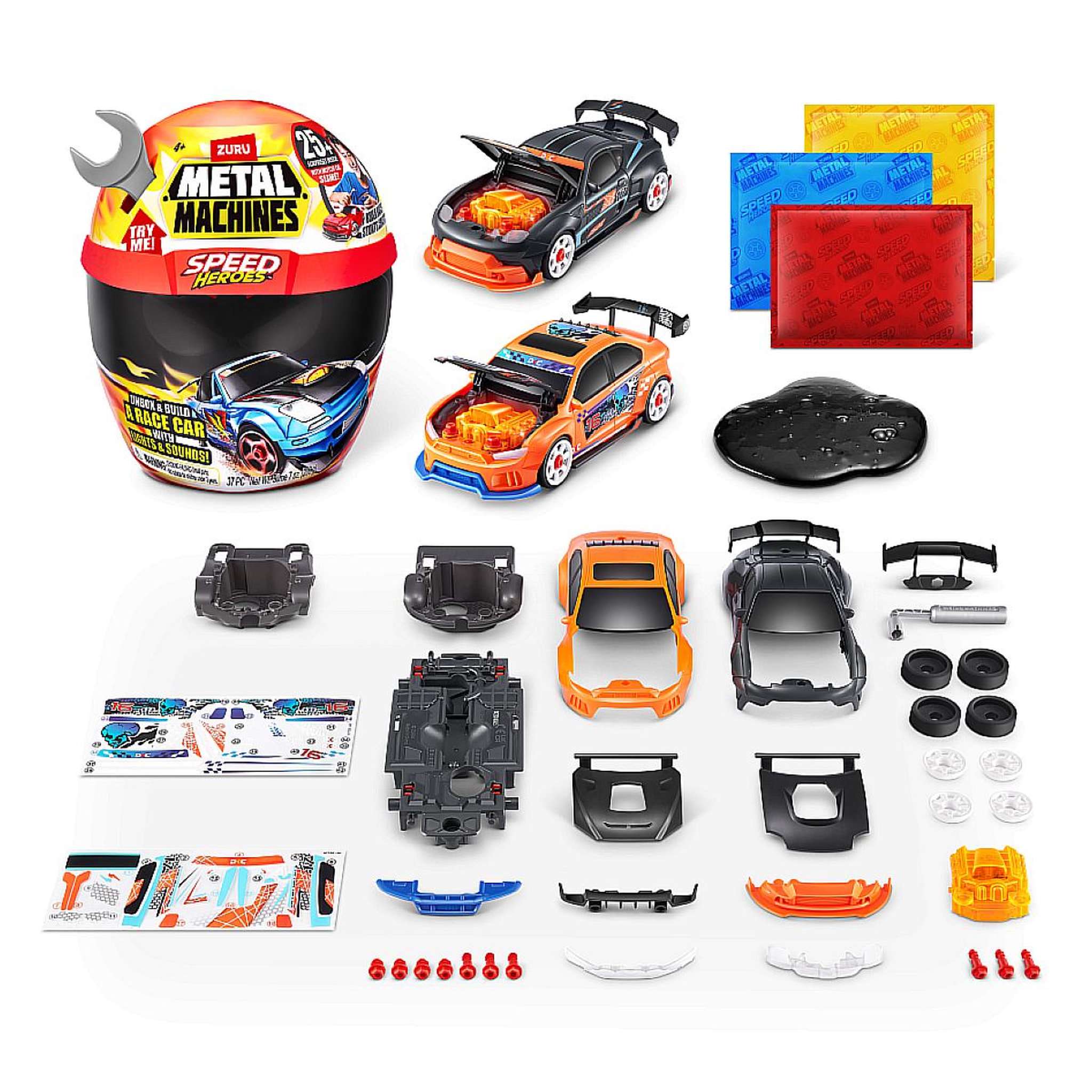 Voir la diapositive 2 : ZURU Box metal machines - Speed heroes