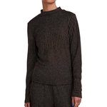 Pieces T Shirt Doré/ Femme PIECES Mary. Coloris disponibles : Noir