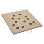 Be Toys Jeu de Palets en Bois 70x70cm Beige