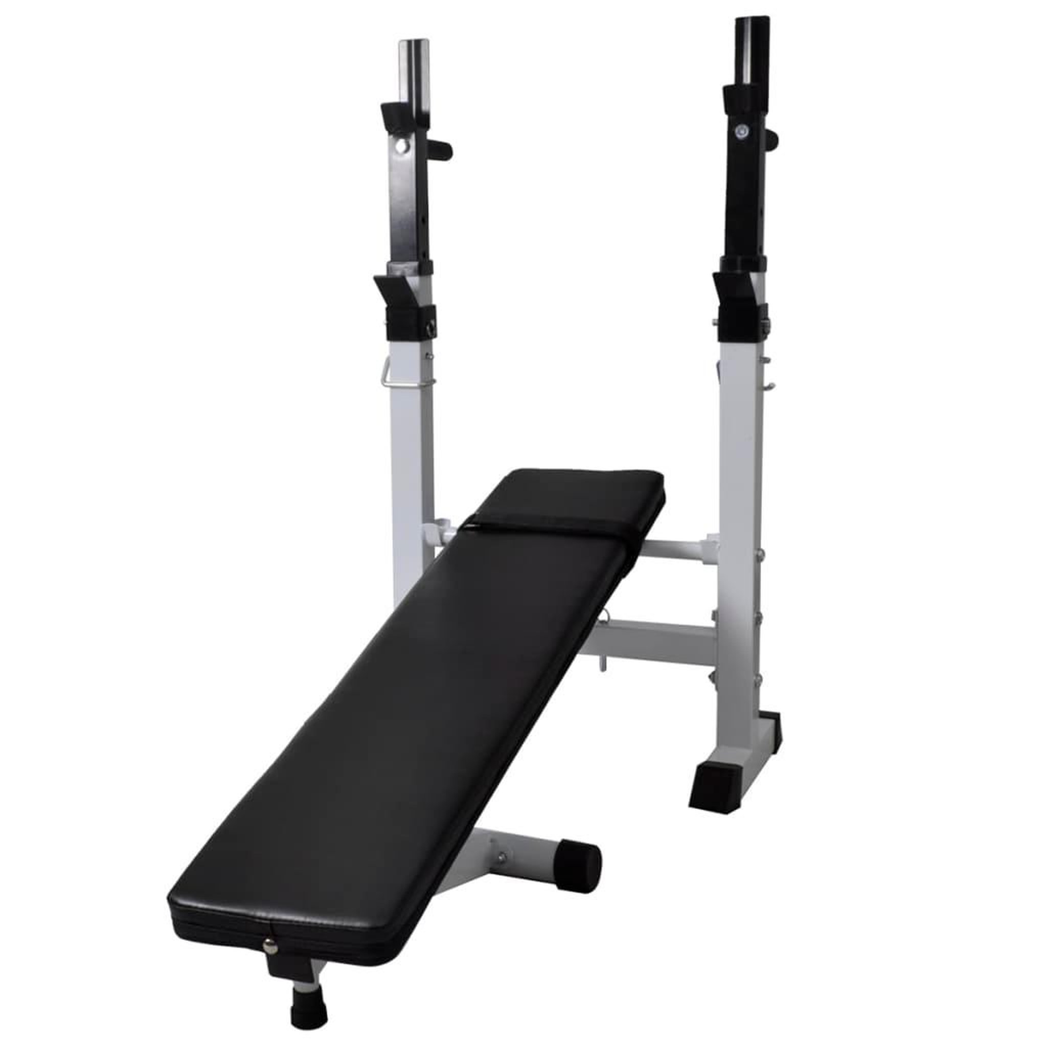 Voir la diapositive 5 : VIDAXL Banc d'entraînement et support de poids jeu d'halteres 60,5 kg