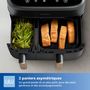 Voir la diapositive 3 : Philips Friteuse sans huile Série 3000 Double bac 9,0L NA352/04
