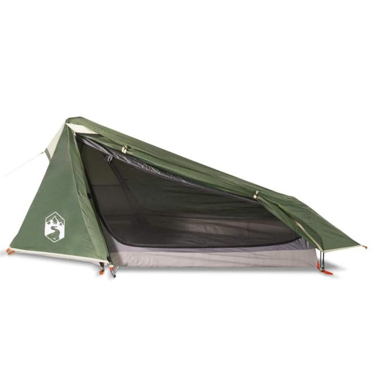 VIDAXL Tente de camping tunnel 1 personne vert imperméable