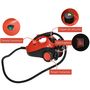 Voir la diapositive 6 : HOMCOM Nettoyeur vapeur multifonction - balai vapeur - balai nettoyeur vapeur - 2000W, réservoir 2L, pression 4 bars - 16 accessoires - noir rouge