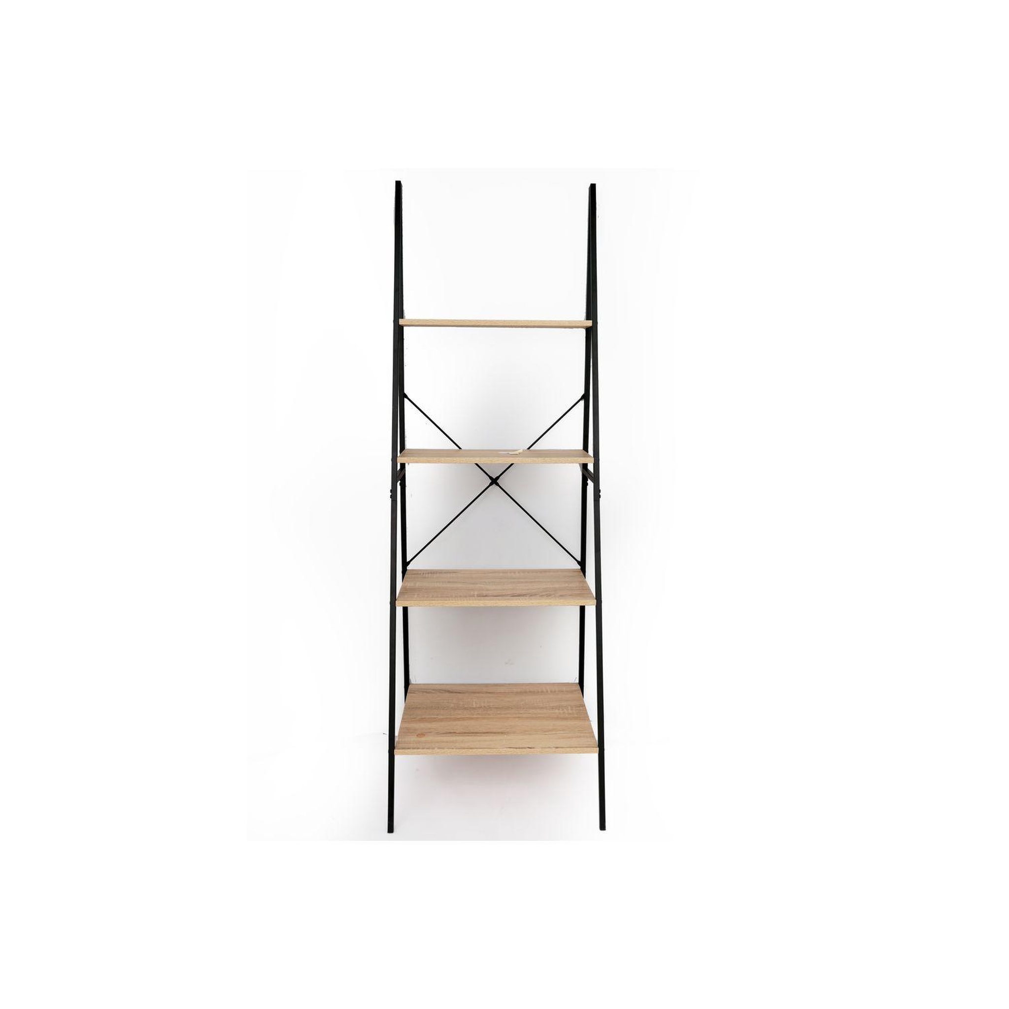 HEART OF THE HOME Etagère industrielle ladder - l. 60 x h. 180 cm - marron chêne