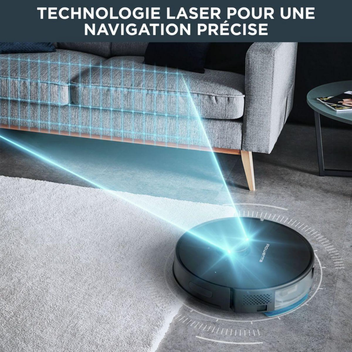 ROWENTA Aspirateur robot X Plorer serie 75s+ station RR8595WH