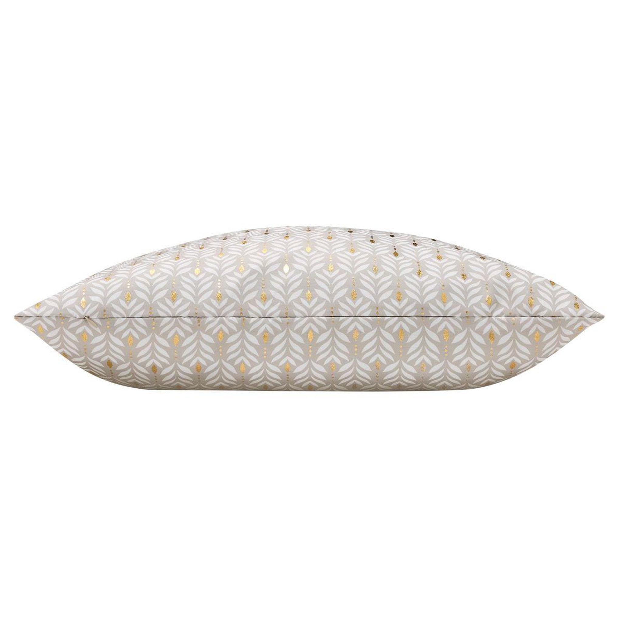 Voir la diapositive 2 : Douceur d'Intérieur Coussin déco imprimé  piana  60x60cm naturel