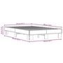 Voir la diapositive 6 : VIDAXL Cadre de lit sans matelas chene marron 135x190 cm
