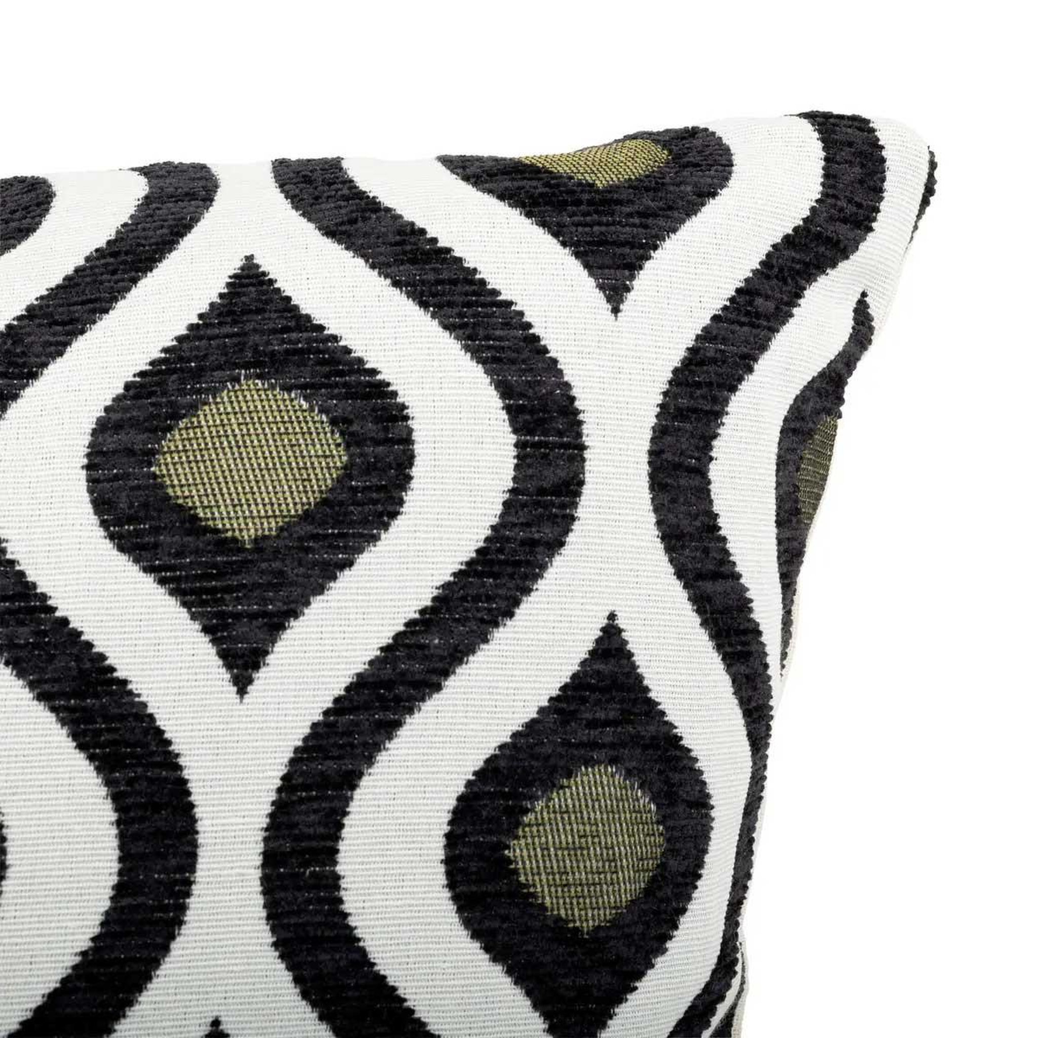 Voir la diapositive 3 : ATMOSPHERA Coussin déco jacquard  twisted lime  38x58cm multicolore