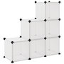 Voir la diapositive 5 : VIDAXL Cubes de rangement 6 pcs Transparent PP