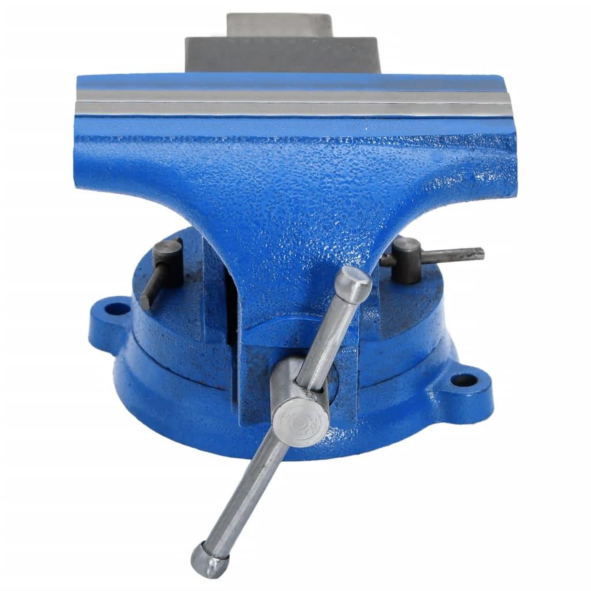 Voir la diapositive 2 : VIDAXL Etau d'etabli bleu 150 mm fonte