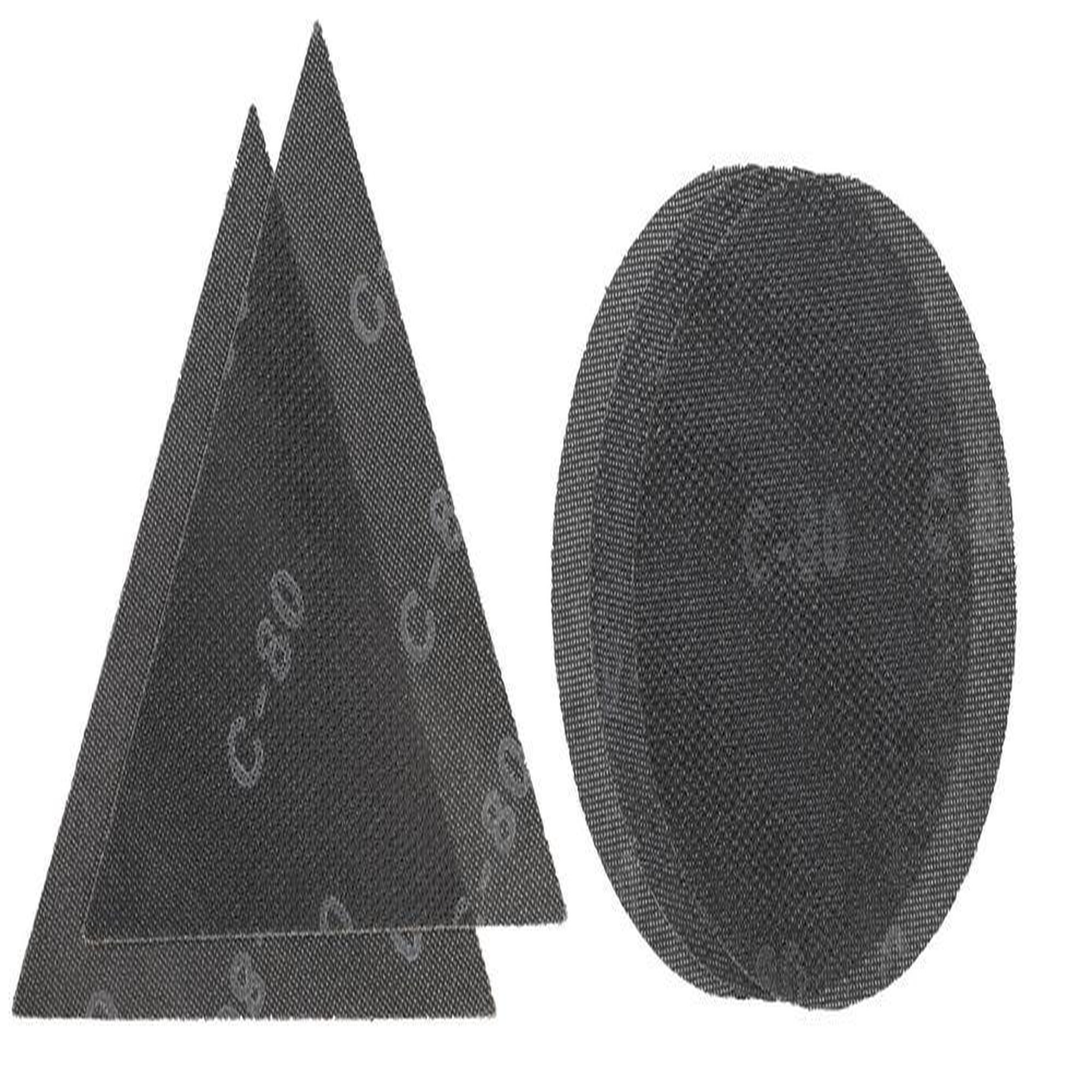 KWB Jeu de 5 abrasifs pour ponceuse girafe 225 mm (Grain80)
