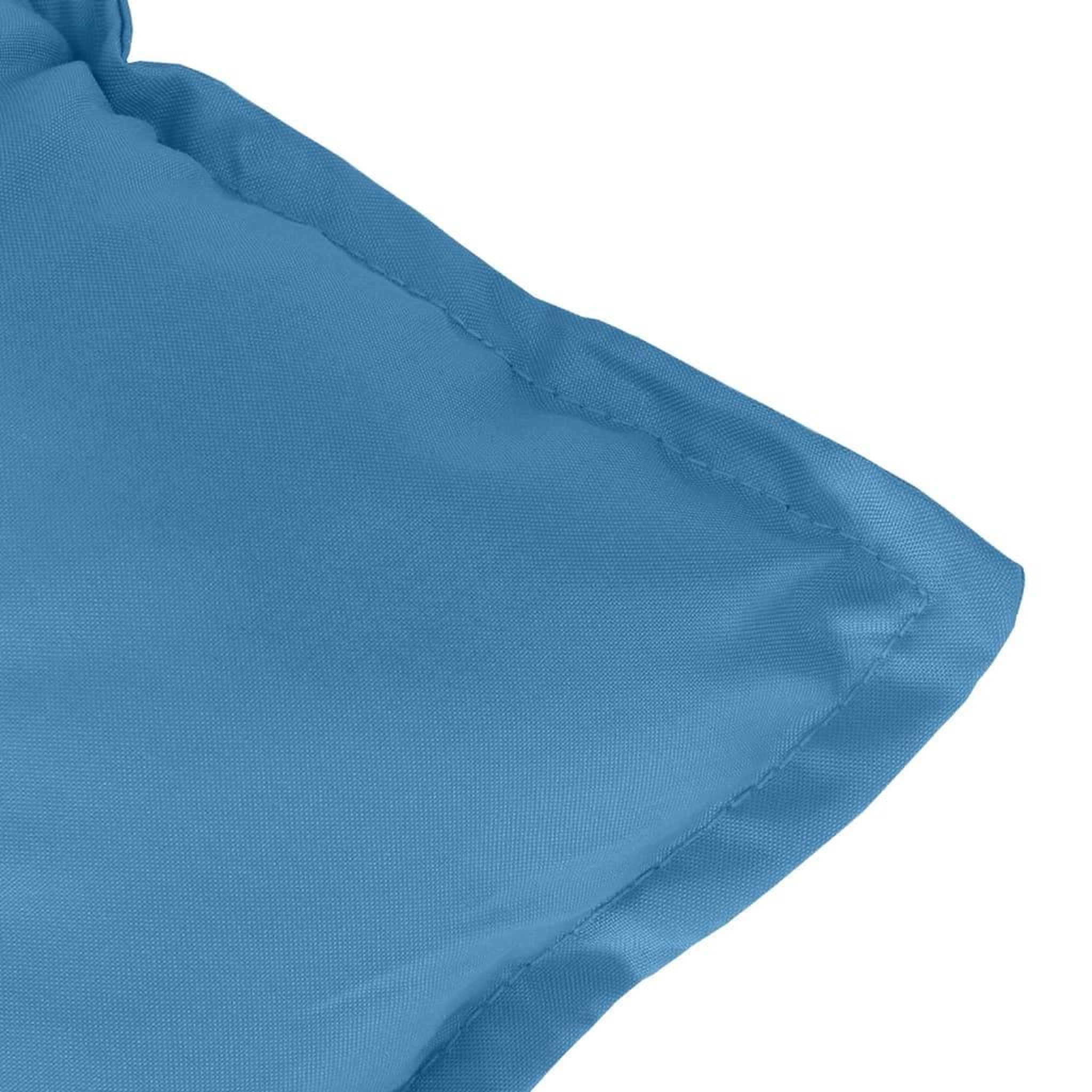 Voir la diapositive 5 : VIDAXL Coussin de banc de jardin bleu melange 120x50x7 cm tissu