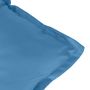 Voir la diapositive 5 : VIDAXL Coussin de banc de jardin bleu melange 120x50x7 cm tissu