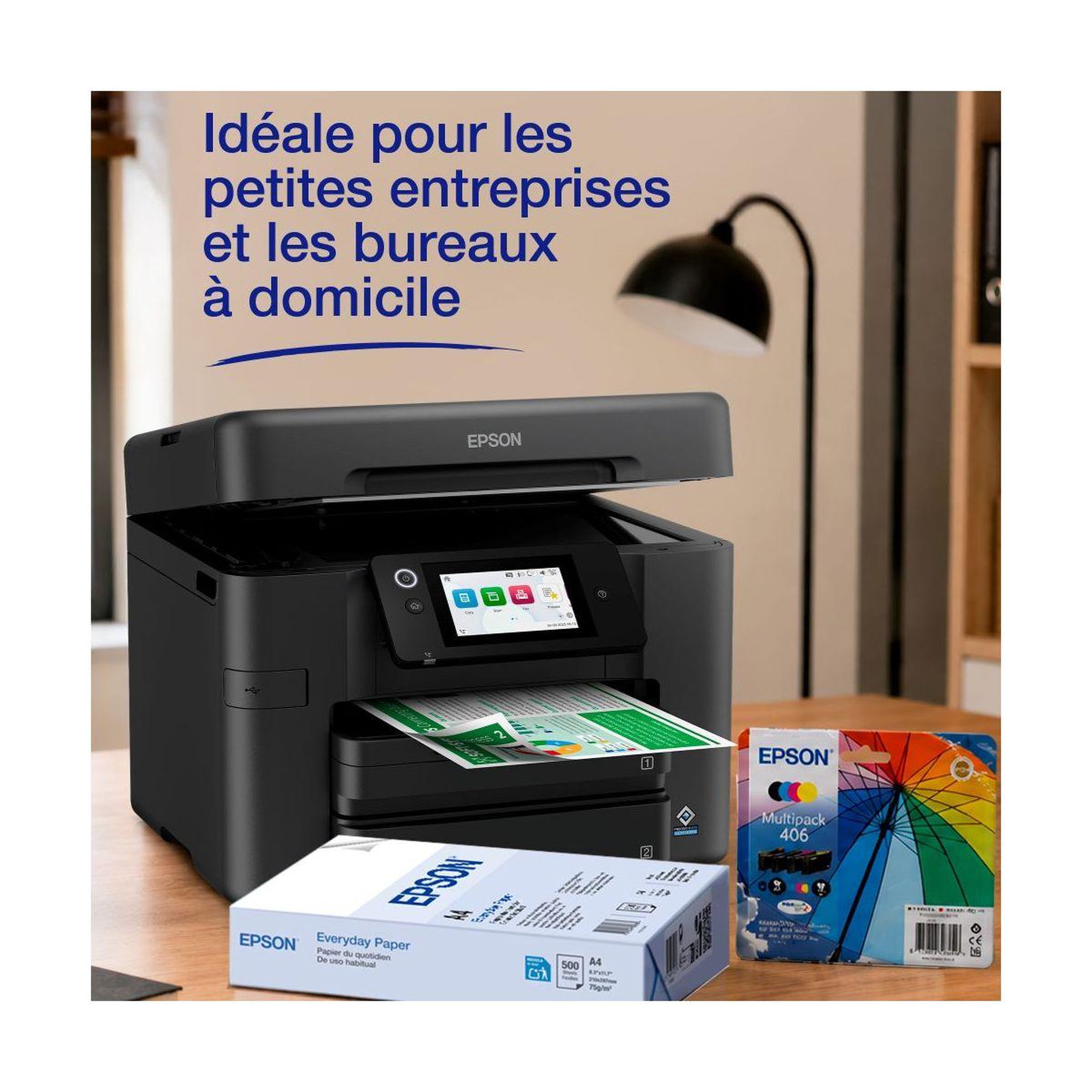 Voir la diapositive 5 : Epson Imprimante jet d'encre WorkForce WF-4930 DTWF