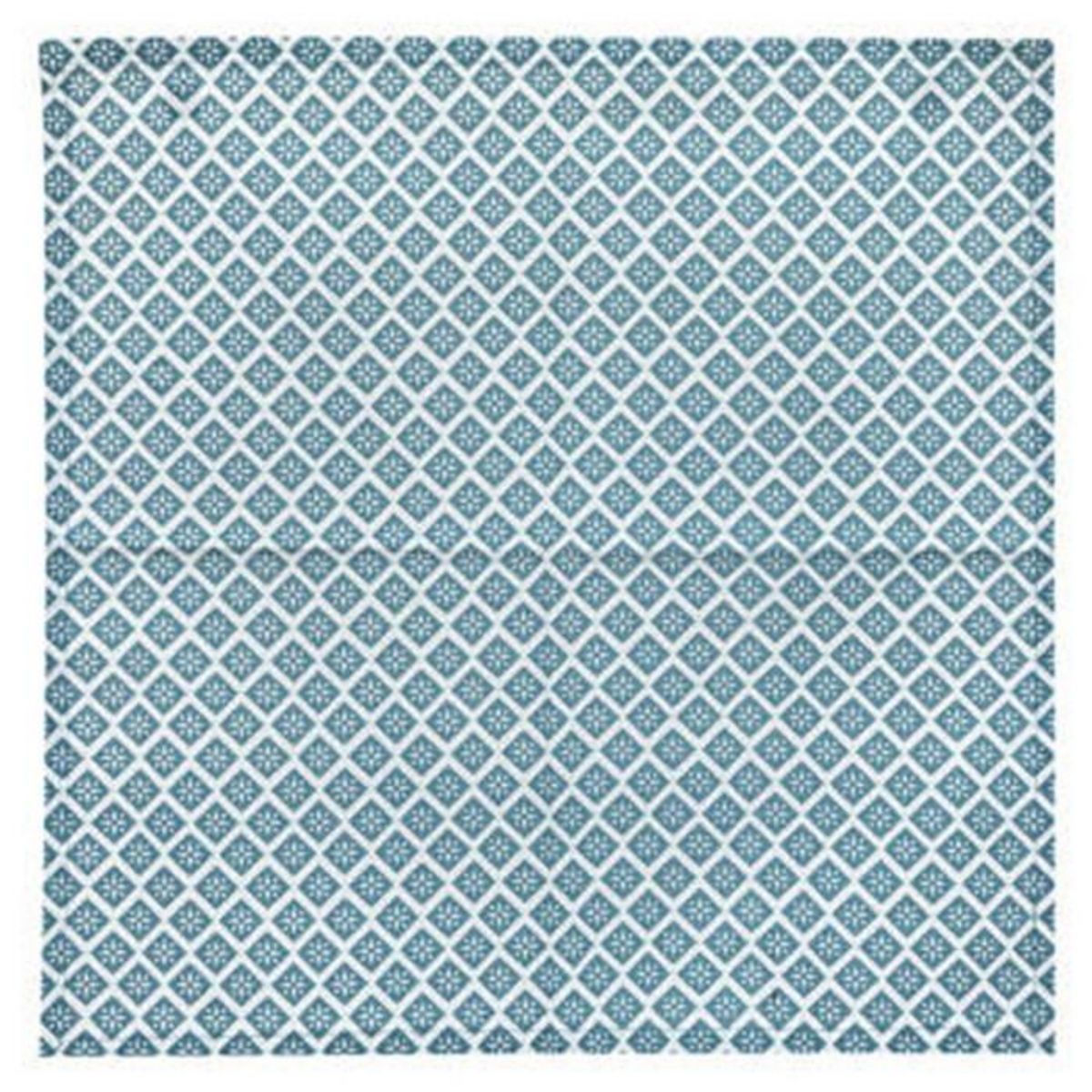 ATMOSPHERA Lot de 4 Serviettes de Table  Tikal  40x40cm Bleu