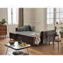 Voir la diapositive 3 : BEST MOBILIER Saphir - canapé d'angle réversible 4 places - convertible - avec coffre - en tissu