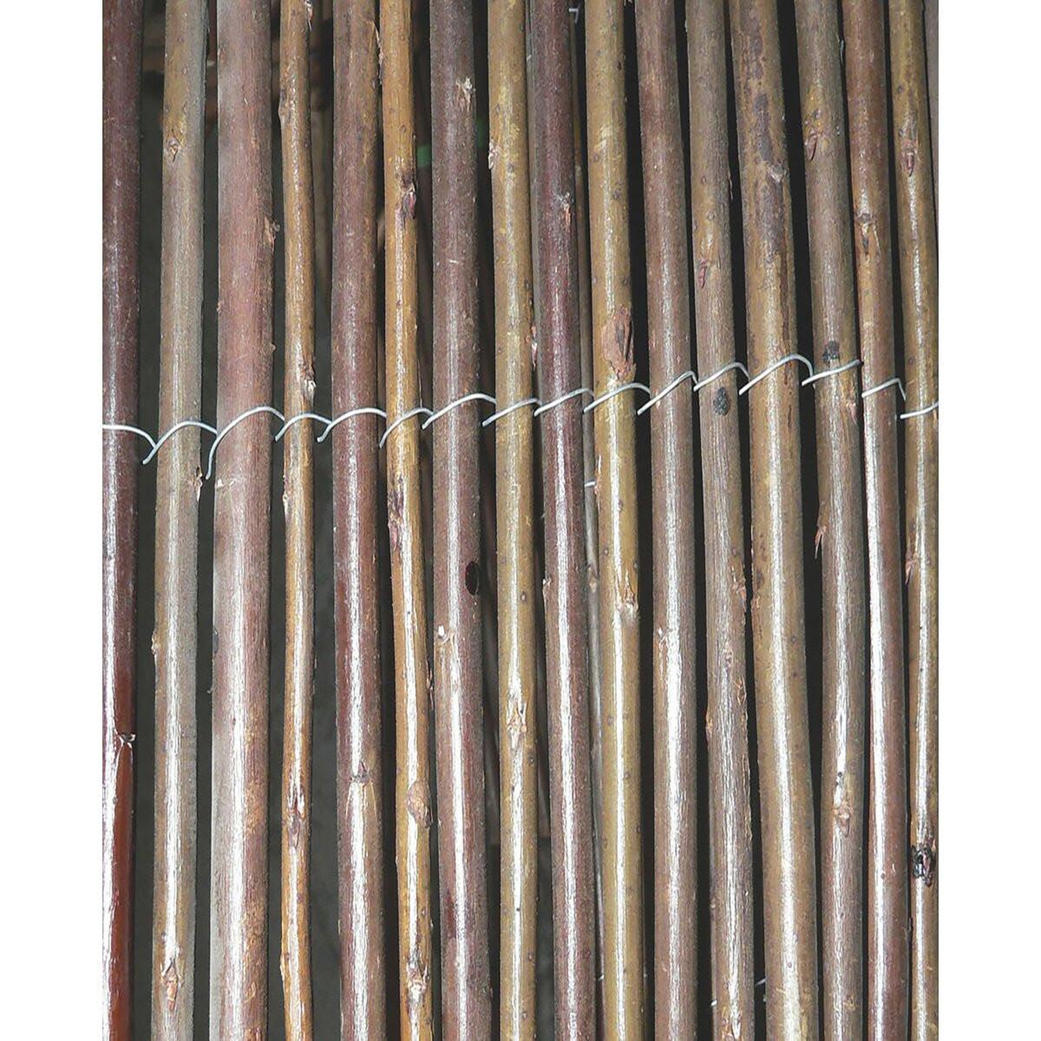 Voir la diapositive 4 : Habitat et Jardin Clôture d'osier -   Vimet   - 2.00 x 3.00 m - Marron